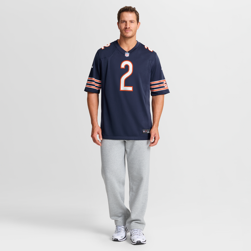 Coby Bryant Chicago Bears Nike Team Game Jersey - Navy Official NFL Team Apparel Football Fan Gear