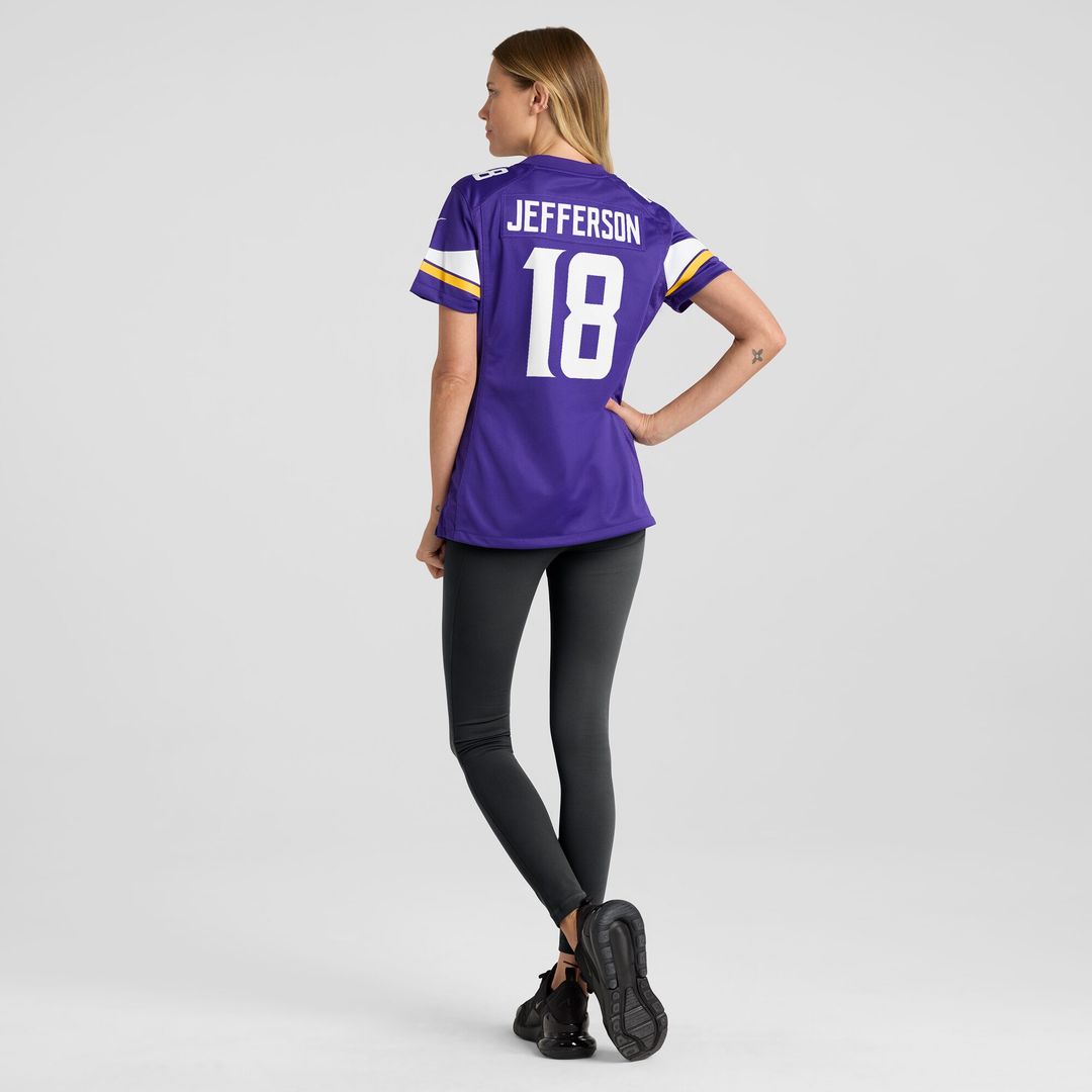 Justin Jefferson Minnesota Vikings Nike Women's Game Jersey - Purple Official NFL Team Apparel Football Fan Gear