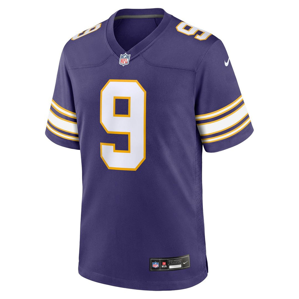 J.J. McCarthy Minnesota Vikings Nike 2nd Alternate Player Game Jersey - Purple Official NFL Team Apparel Football Fan Gear