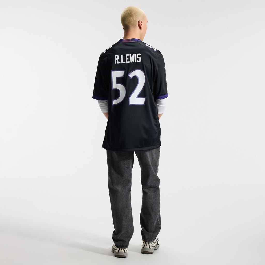 Ray Lewis Baltimore Ravens Nike Alternate Retired Player Game Jersey - Black Official NFL Team Apparel Football Fan Gear