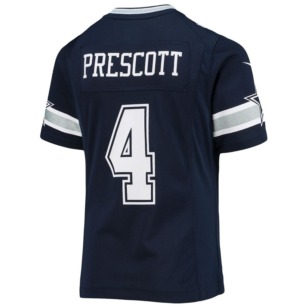 Dak Prescott Dallas Cowboys Nike Girls Youth Team Game Jersey - Navy Official NFL Team Apparel Football Fan Gear