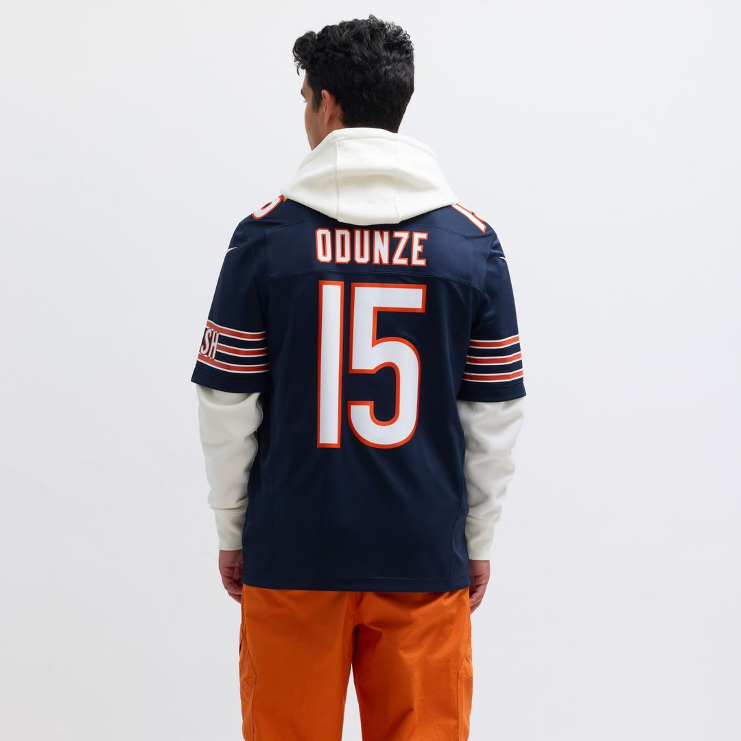 Rome Odunze Chicago Bears Nike Vapor F.U.S.E. Limited Jersey - Navy Official NFL Team Apparel Football Fan Gear
