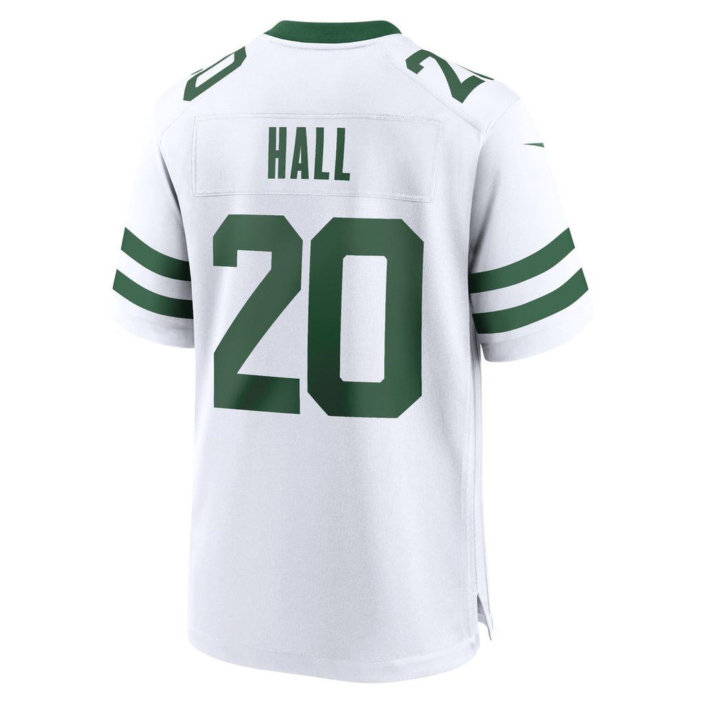 Breece Hall New York Jets Nike Game Jersey - Legacy White Official NFL Team Apparel Football Fan Gear