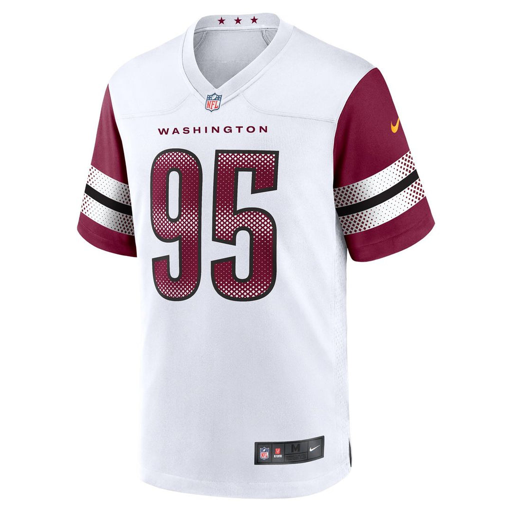 Jer'Zhan Newton Washington Commanders Nike Game Jersey - White Official NFL Team Apparel Football Fan Gear