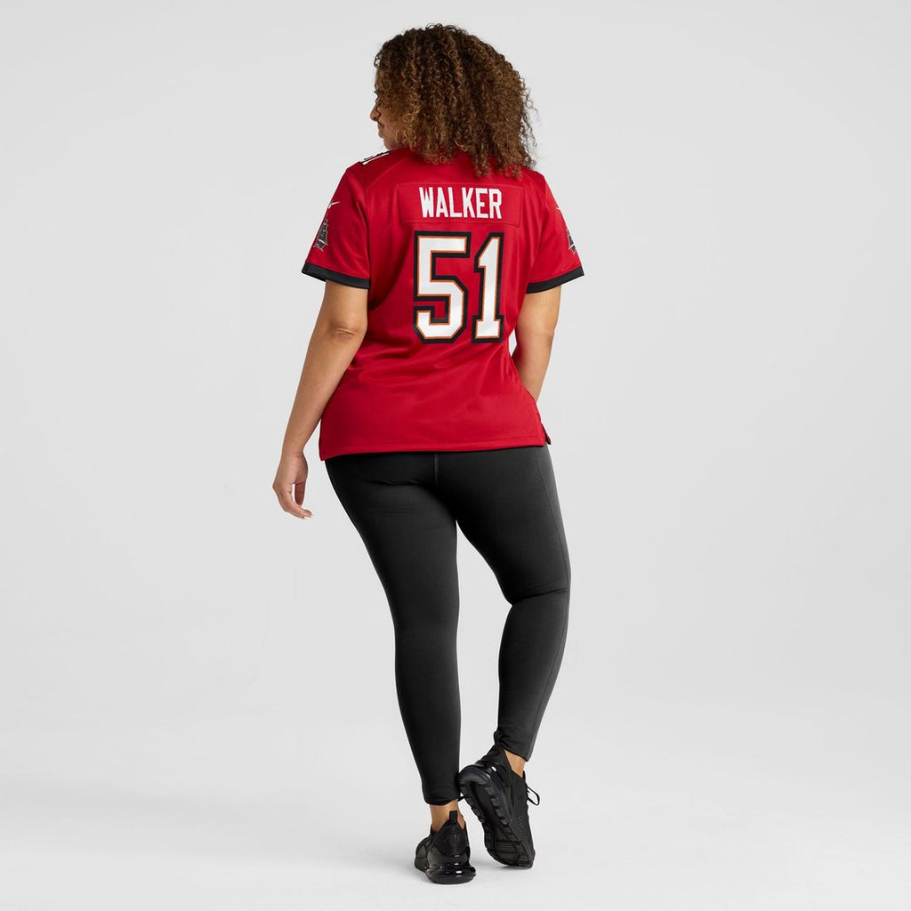 David Walker Tampa Bay Buccaneers Nike Women's Team Game Jersey - Red Official NFL Team Apparel Football Fan Gear