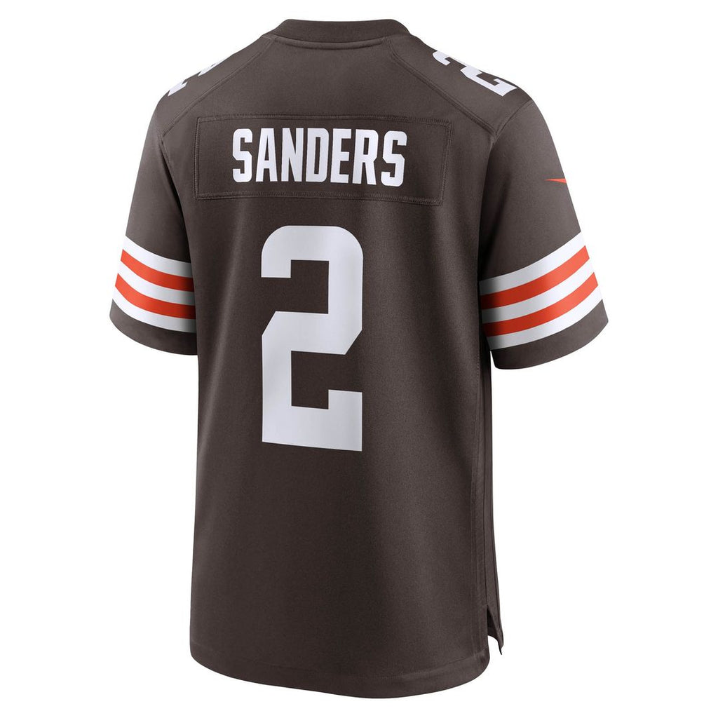 Shedeur Sanders Cleveland Browns Nike Game Jersey - Brown Official NFL Team Apparel Football Fan Gear