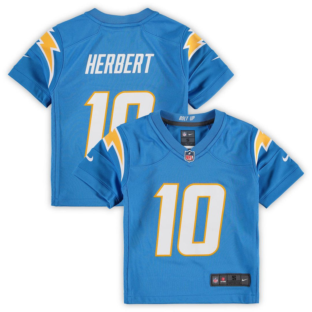 Justin Herbert Los Angeles Chargers Nike Preschool Game Jersey - Powder Blue Official NFL Team Apparel Football Fan Gear