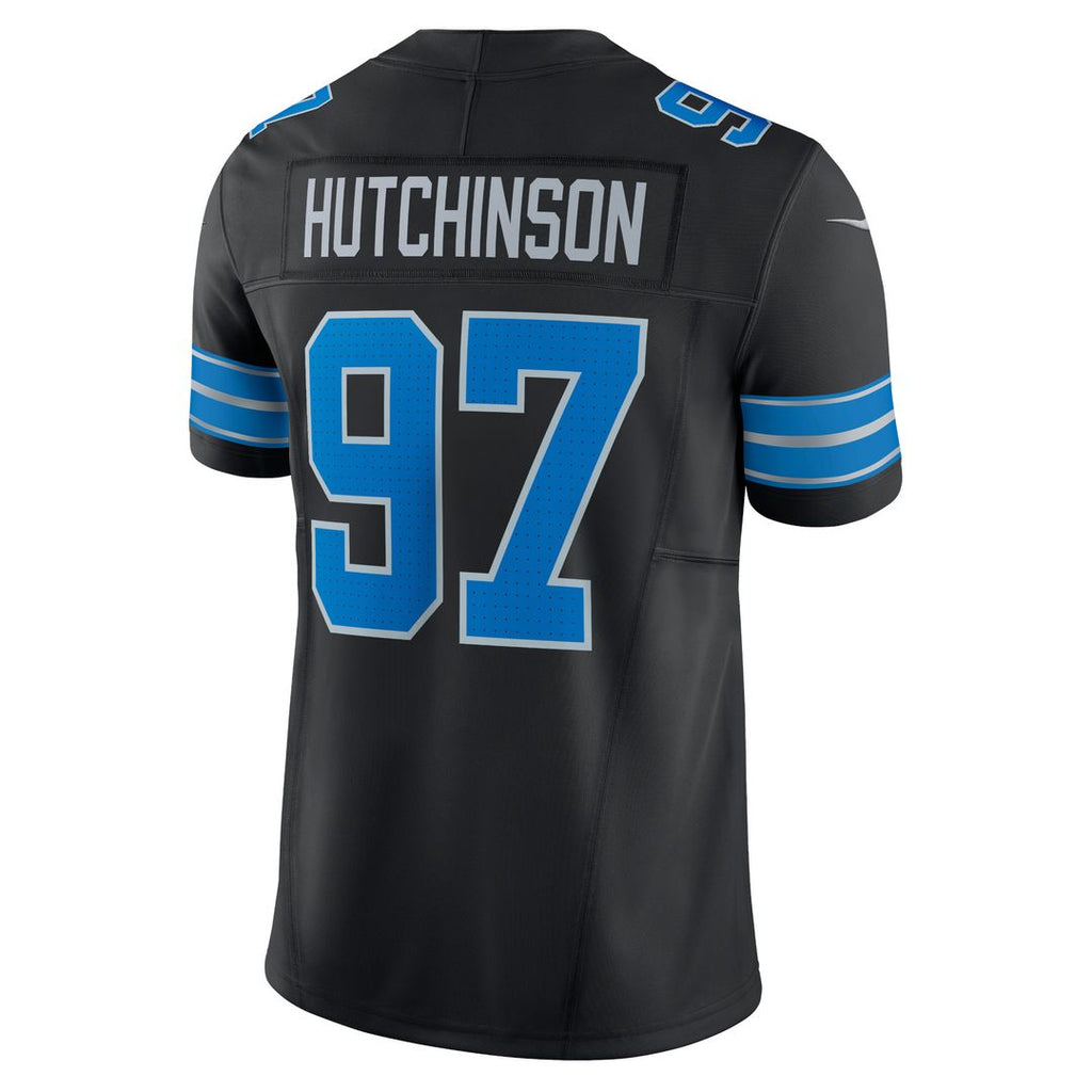 Aidan Hutchinson Detroit Lions Nike 2nd Alternate Vapor F.U.S.E. Limited Jersey - Black Official NFL Team Apparel Football Fan Gear