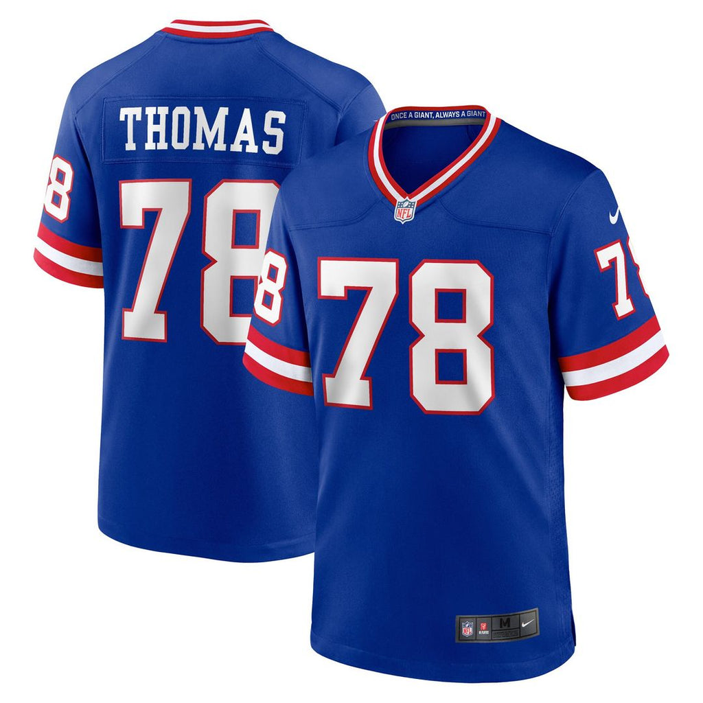 Andrew Thomas New York Giants Nike Alternate Game Jersey - Royal Official NFL Team Apparel Football Fan Gear