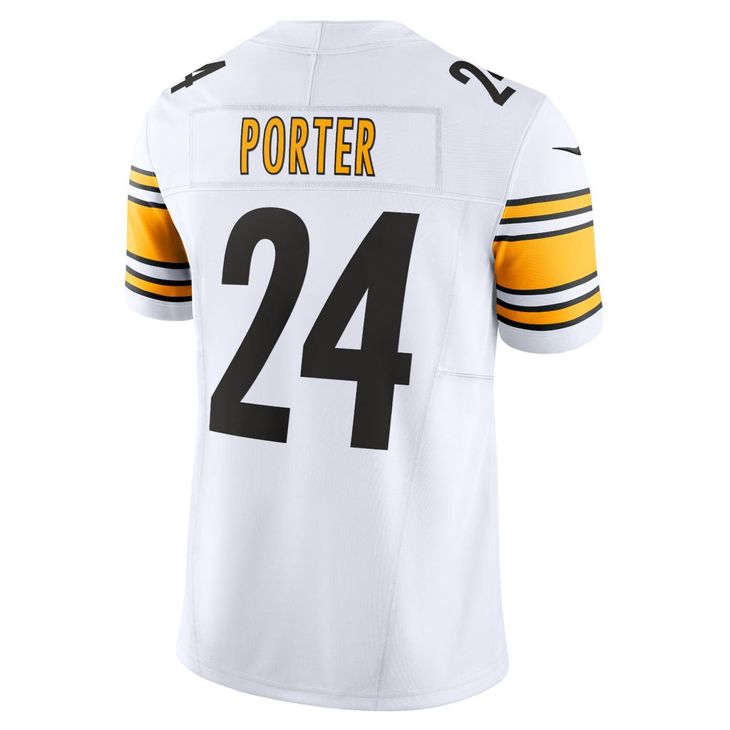 Joey Porter Jr. Pittsburgh Steelers Nike Vapor F.U.S.E. Limited Jersey - White Official NFL Team Apparel Football Fan Gear