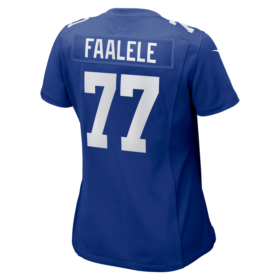 Daniel Faalele New York Giants Nike Women's Team Game Jersey - Royal Official NFL Team Apparel Football Fan Gear