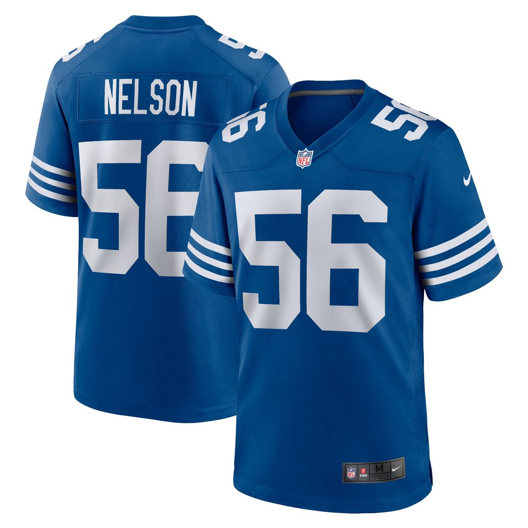 Quenton Nelson Indianapolis Colts Nike Alternate Game Jersey - Royal Official NFL Team Apparel Football Fan Gear