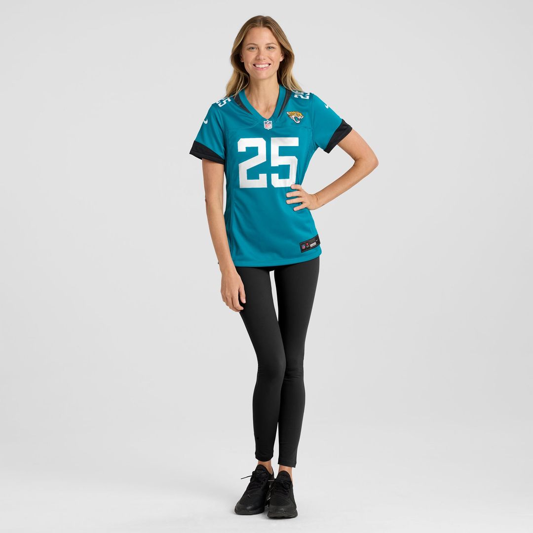 Rayuan Lane III Jacksonville Jaguars Nike Women's Team Game Jersey - Teal Official NFL Team Apparel Football Fan Gear