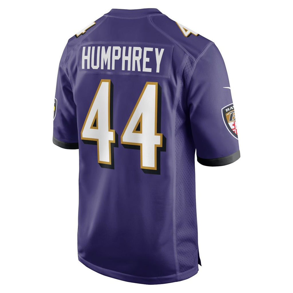 Marlon Humphrey Baltimore Ravens Nike Game Team Jersey - Purple Official NFL Team Apparel Football Fan Gear