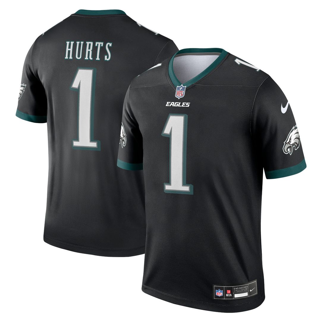 Jalen Hurts Philadelphia Eagles Nike Legend Player Performance Top - Black NFL Fan Gear Popular Style