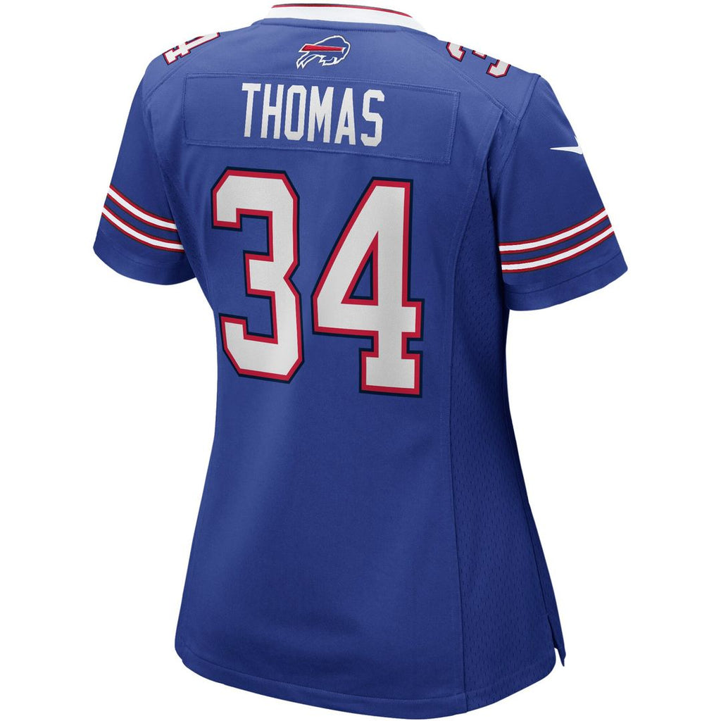 Thurman Thomas Buffalo Bills Nike Women's Game Retired Player Jersey - Royal Official NFL Team Apparel Football Fan Gear