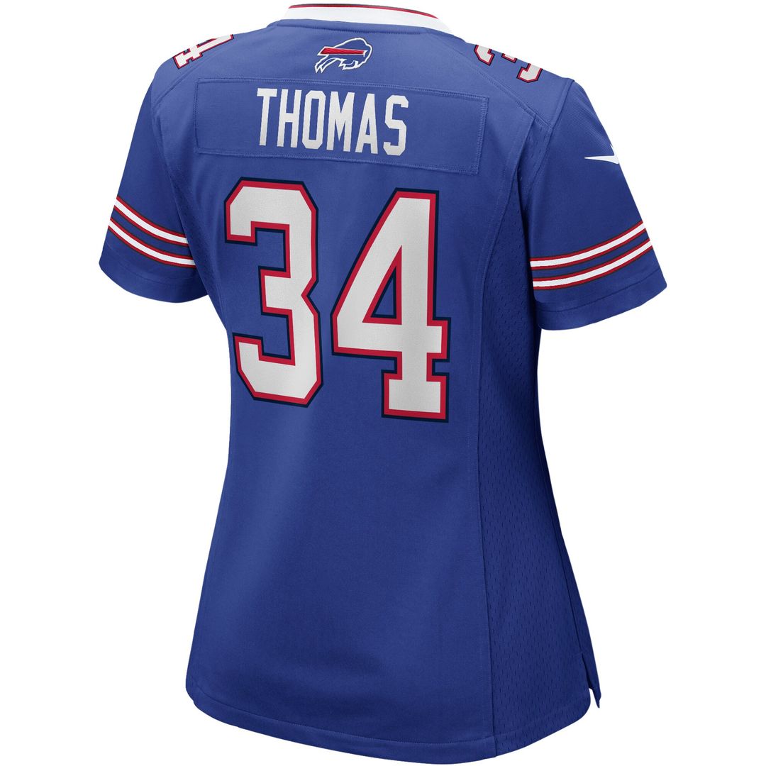 Thurman Thomas Buffalo Bills Nike Women's Game Retired Player Jersey - Royal Official NFL Team Apparel Football Fan Gear