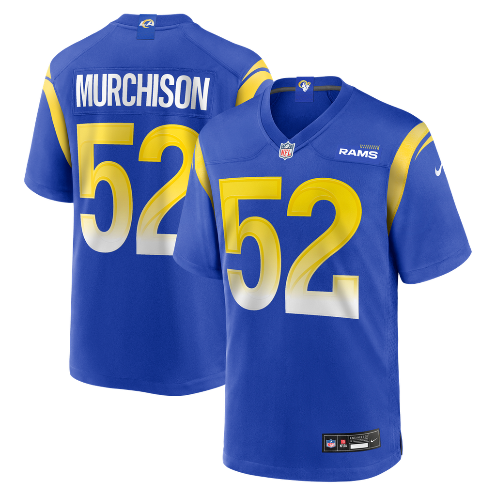 Larrell Murchison Los Angeles Rams Nike Team Game Jersey - Royal Official NFL Team Apparel Football Fan Gear