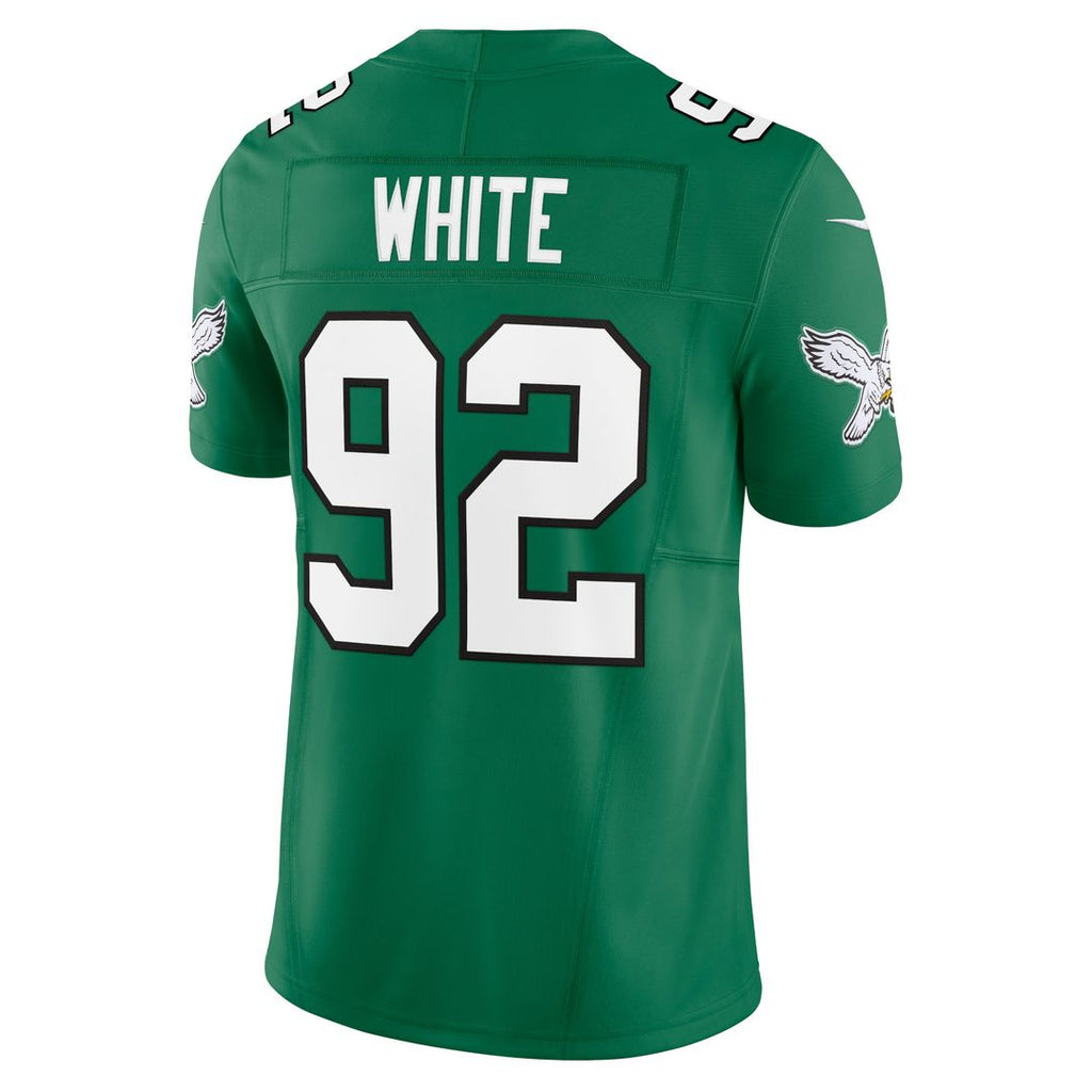 Reggie White Philadelphia Eagles Nike Alternate Vapor F.U.S.E. Limited Jersey - Kelly Green Official NFL Team Apparel Football Fan Gear