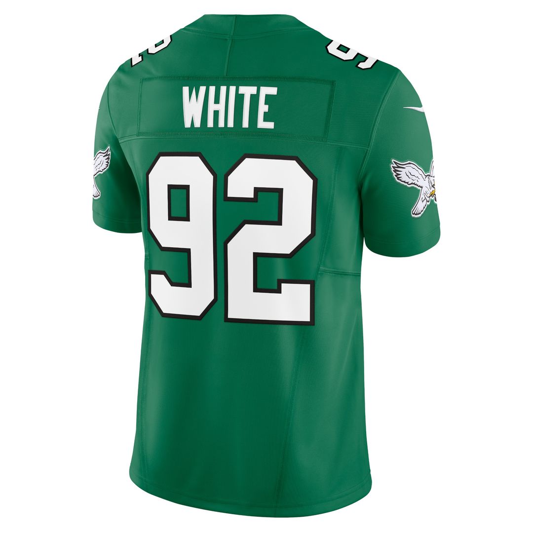 Reggie White Philadelphia Eagles Nike Alternate Vapor F.U.S.E. Limited Jersey - Kelly Green Official NFL Team Apparel Football Fan Gear
