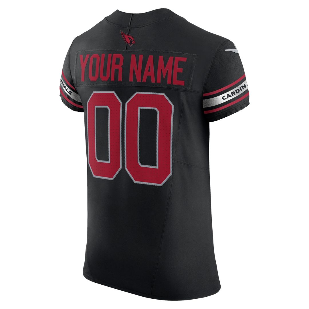 Arizona Cardinals Nike Vapor F.U.S.E. Elite Custom Jersey - Black Official NFL Team Apparel Football Fan Gear