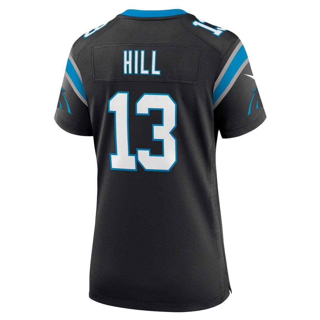 Troy Hill Carolina Panthers Nike Women's Team Game Jersey - Black Official NFL Team Apparel Football Fan Gear