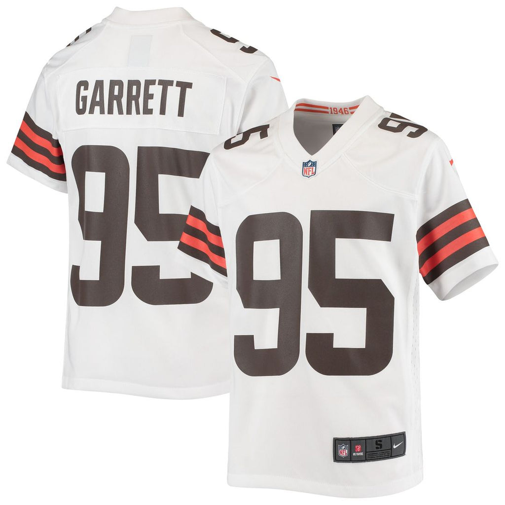 Myles Garrett Cleveland Browns Nike Youth Game Jersey - White Official NFL Team Apparel Football Fan Gear
