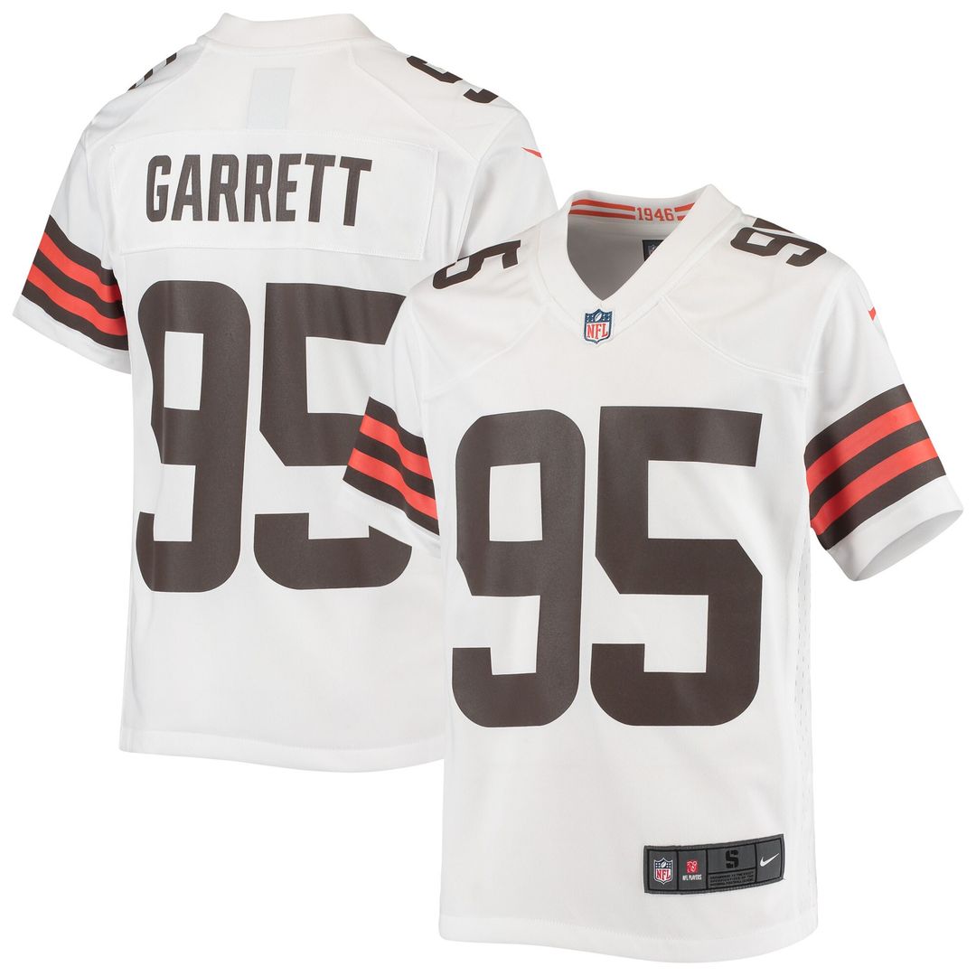 Myles Garrett Cleveland Browns Nike Youth Game Jersey - White Official NFL Team Apparel Football Fan Gear