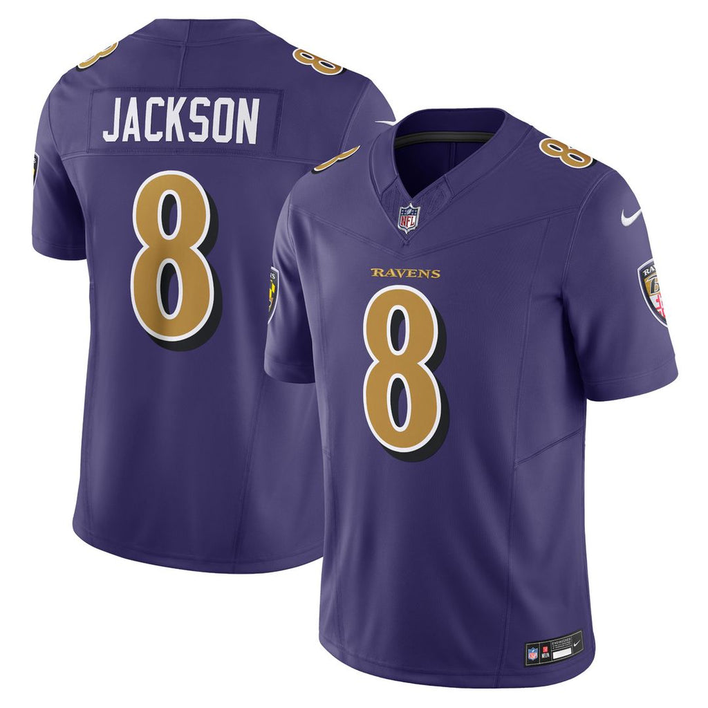 Lamar Jackson Baltimore Ravens Nike Vapor F.U.S.E. Limited Jersey - Purple Official NFL Team Apparel Football Fan Gear