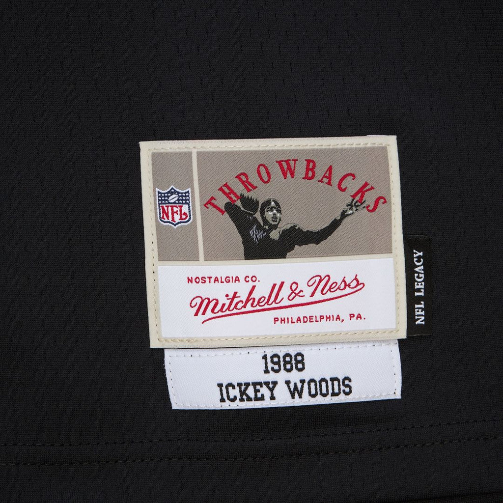 Ickey Woods Cincinnati Bengals Mitchell & Ness 1988 Legacy Replica Jersey - Black Official NFL Team Apparel Football Fan Gear