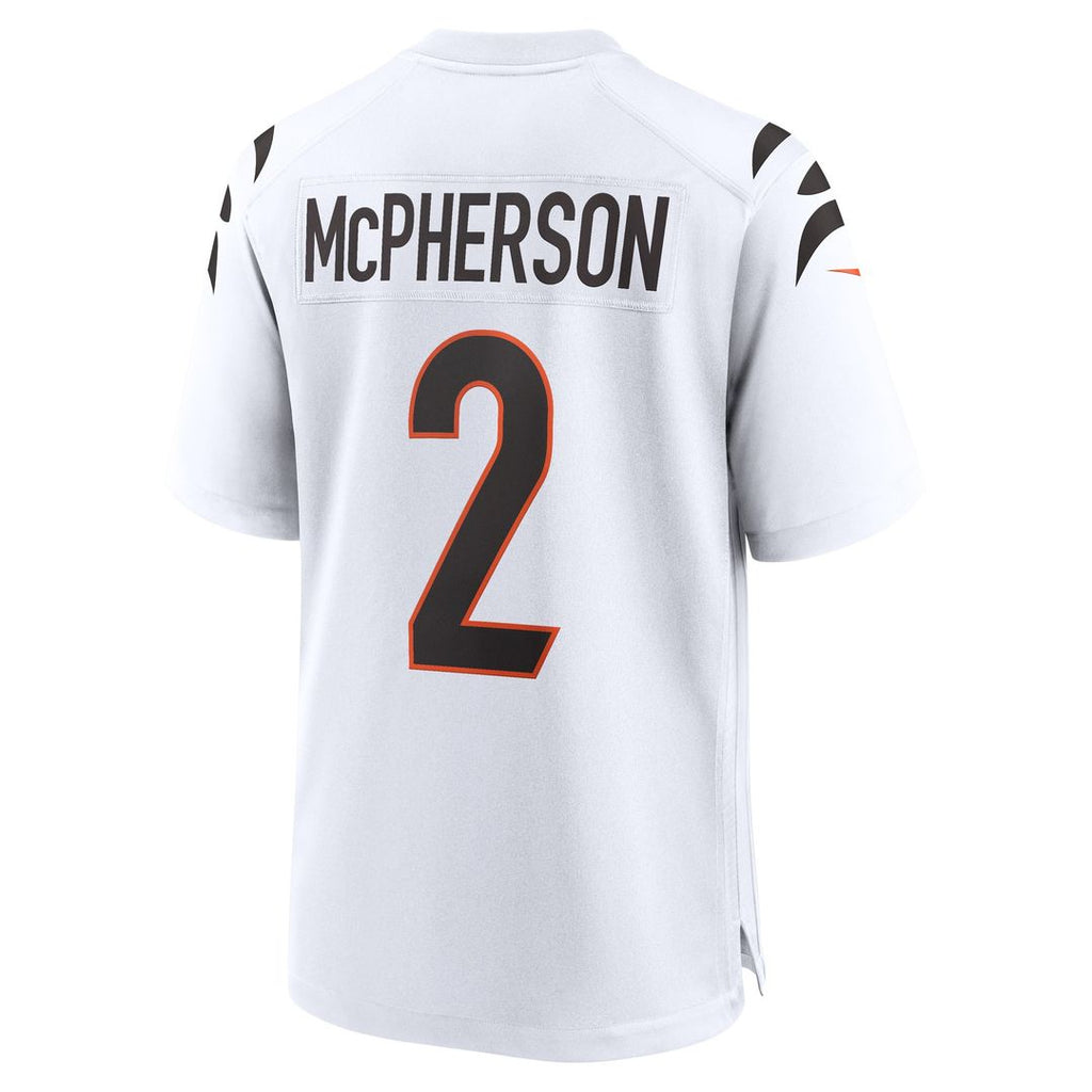 Evan McPherson Cincinnati Bengals Nike Game Player Jersey - White Official NFL Team Apparel Football Fan Gear
