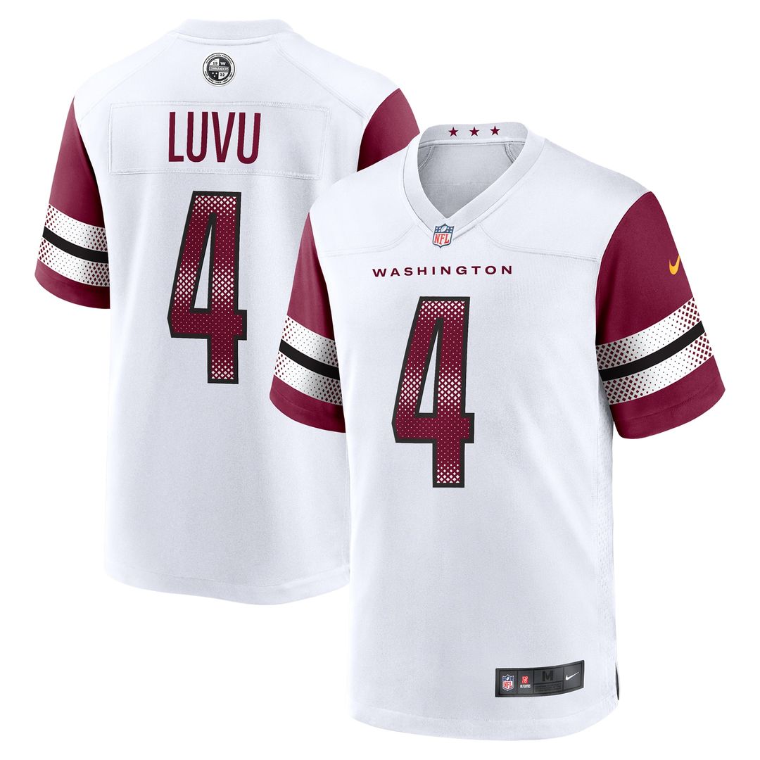 Frankie Luvu Washington Commanders Nike Game Jersey - White Official NFL Team Apparel Football Fan Gear