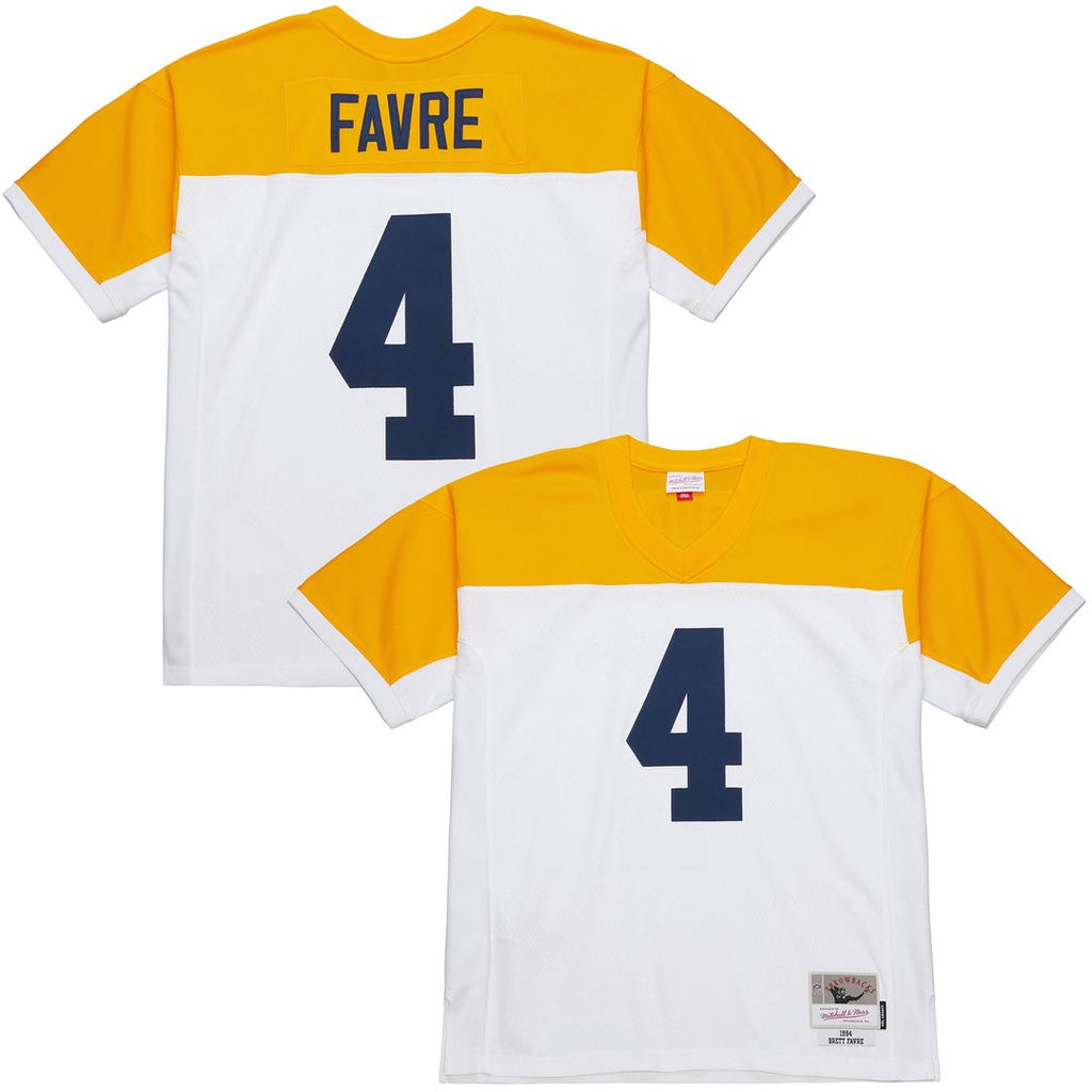 Brett Favre Green Bay Packers Mitchell & Ness 1994 Legacy Replica Jersey - White Official NFL Team Apparel Football Fan Gear