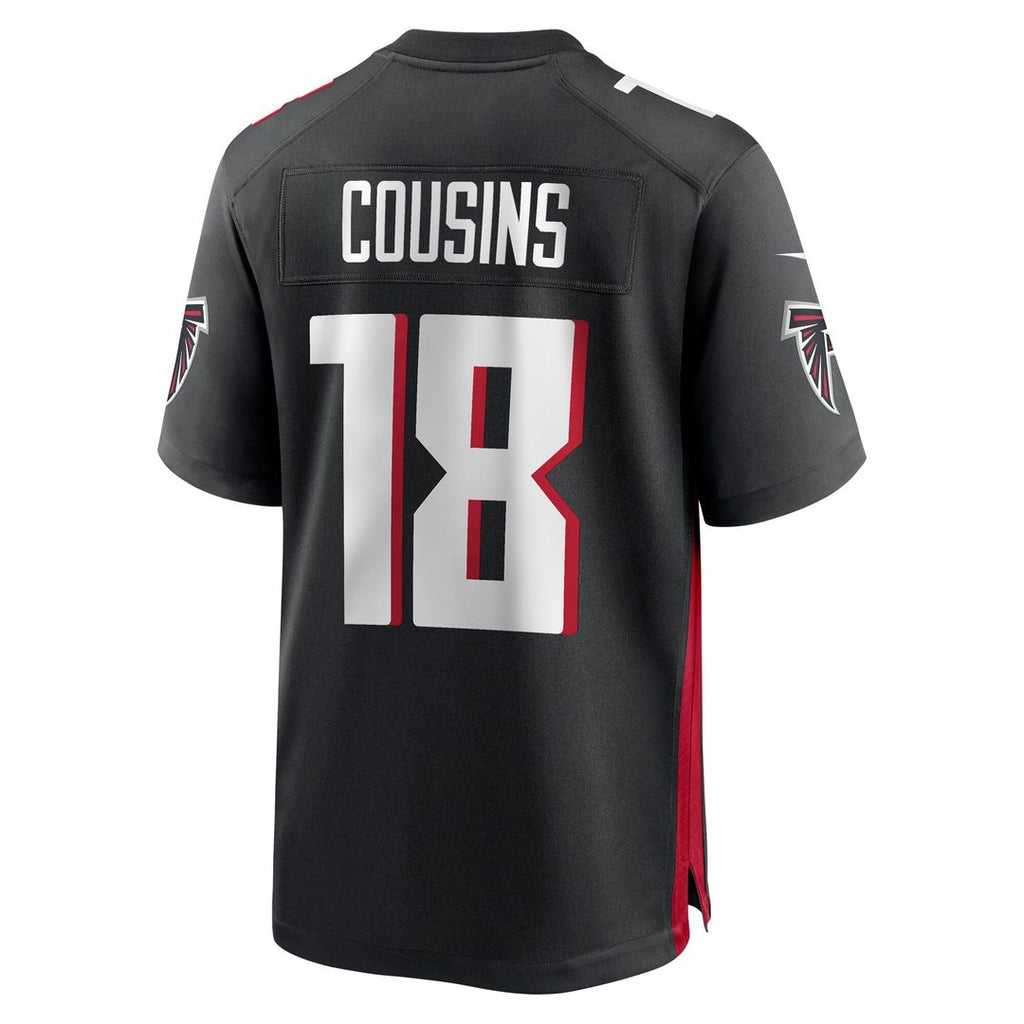 Kirk Cousins Atlanta Falcons Nike Youth Game Jersey - Black Official NFL Team Apparel Football Fan Gear