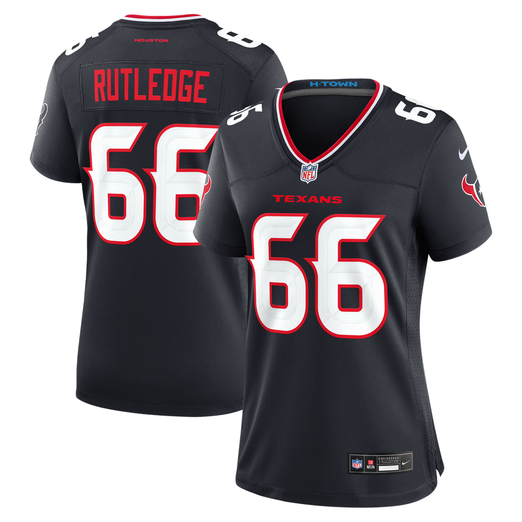 Keylan Rutledge Houston Texans Nike Women's Team Game Jersey - Navy Official NFL Team Apparel Football Fan Gear