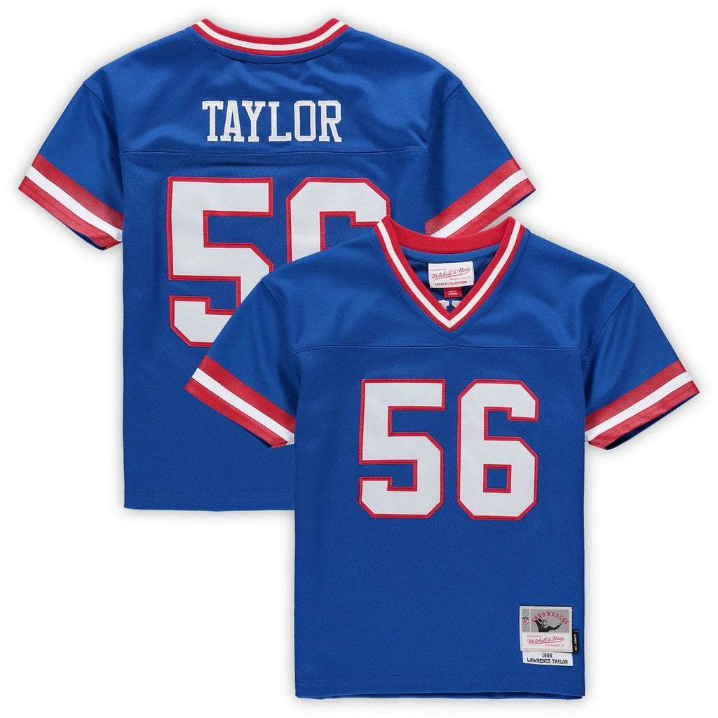 Lawrence Taylor New York Giants Mitchell & Ness Male Preschool Retired Legacy Jersey - Royal Official NFL Team Apparel Football Fan Gear