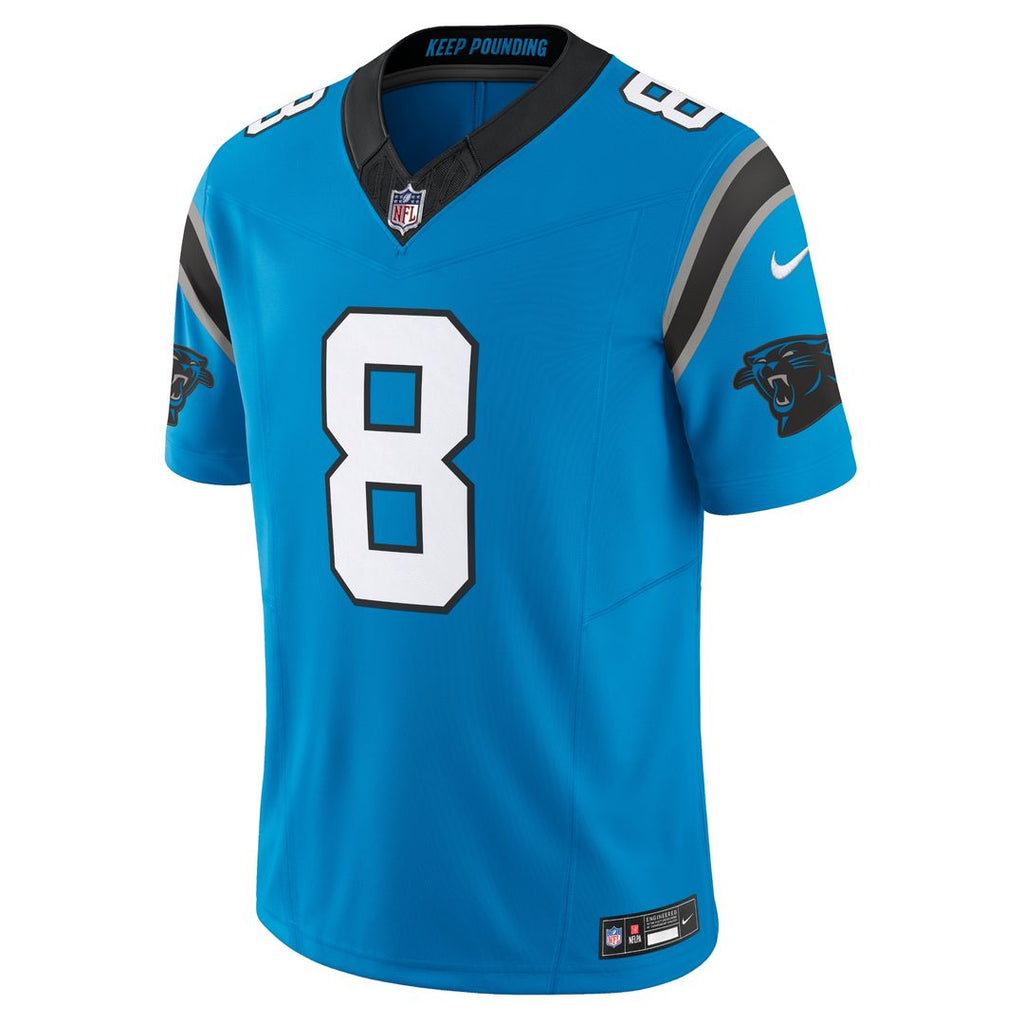 Jaycee Horn Carolina Panthers Nike Vapor F.U.S.E. Limited Jersey - Blue Official NFL Team Apparel Football Fan Gear