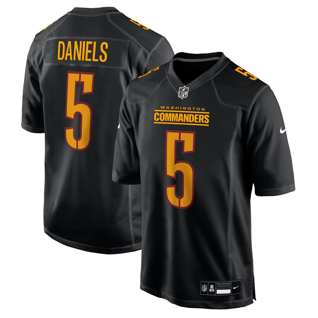 Jayden Daniels Washington Commanders Nike Fashion Jersey - Carbon Black Official NFL Team Apparel Football Fan Gear