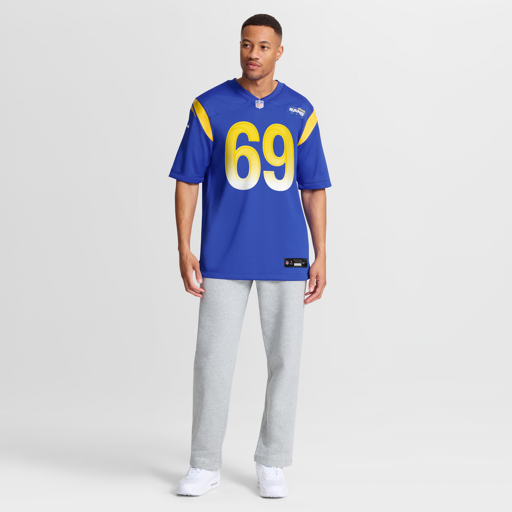 Kevin Dotson Los Angeles Rams Nike Game Jersey - Royal Official NFL Team Apparel Football Fan Gear