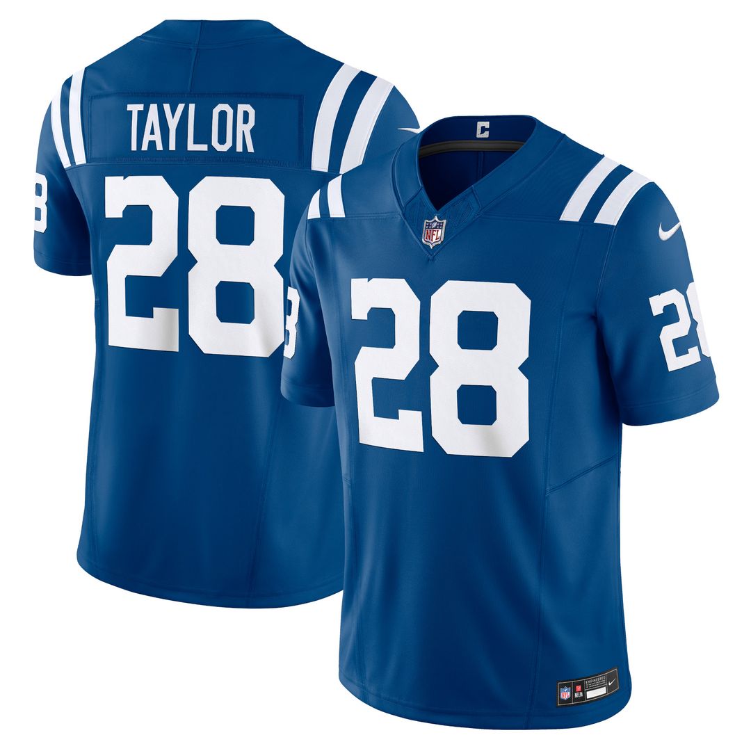 Jonathan Taylor Indianapolis Colts Nike Vapor F.U.S.E. Limited Jersey - Royal Official NFL Team Apparel Football Fan Gear
