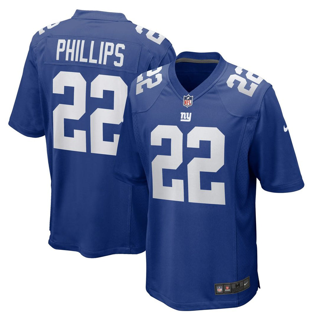 Dru Phillips New York Giants Nike Team Game Jersey - Royal Official NFL Team Apparel Football Fan Gear
