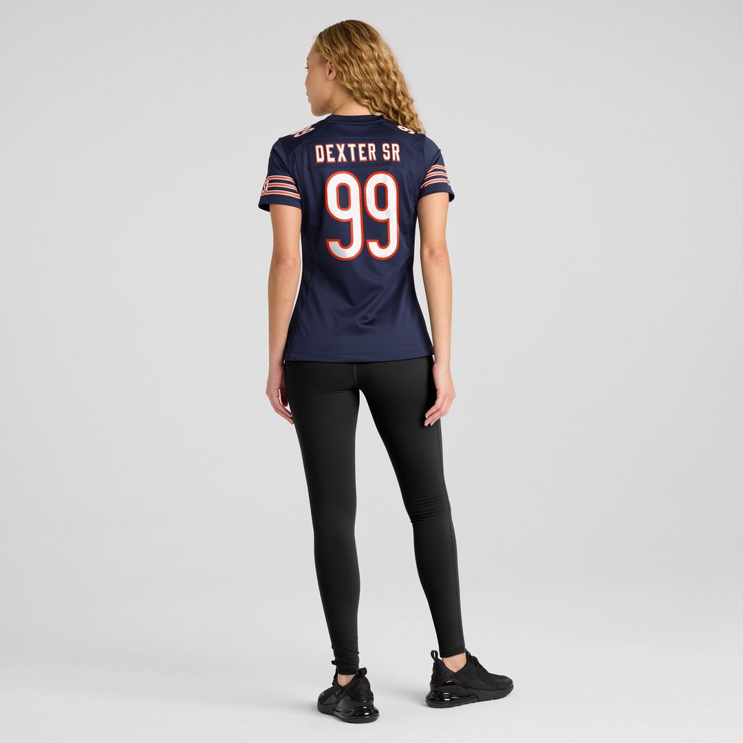 Gervon Dexter Sr. Chicago Bears Nike Women's Game Jersey - Navy Official NFL Team Apparel Football Fan Gear
