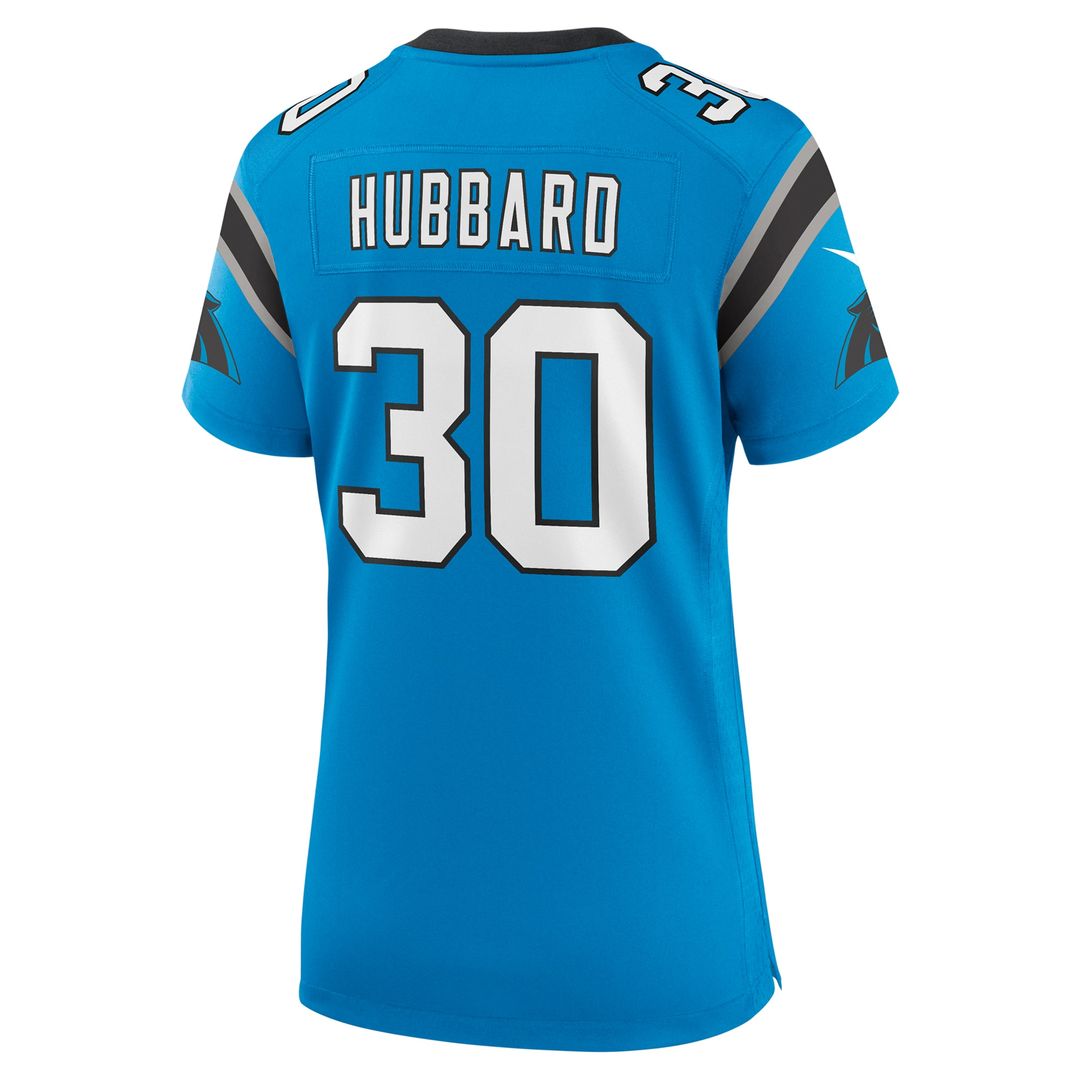 Chuba Hubbard Carolina Panthers Nike Women's Alternate Game Jersey - Blue Official NFL Team Apparel Football Fan Gear