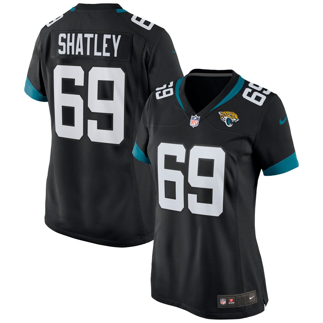 Tyler Shatley Jacksonville Jaguars Nike Women's Game Jersey - Black Official NFL Team Hat Football Fan Cap