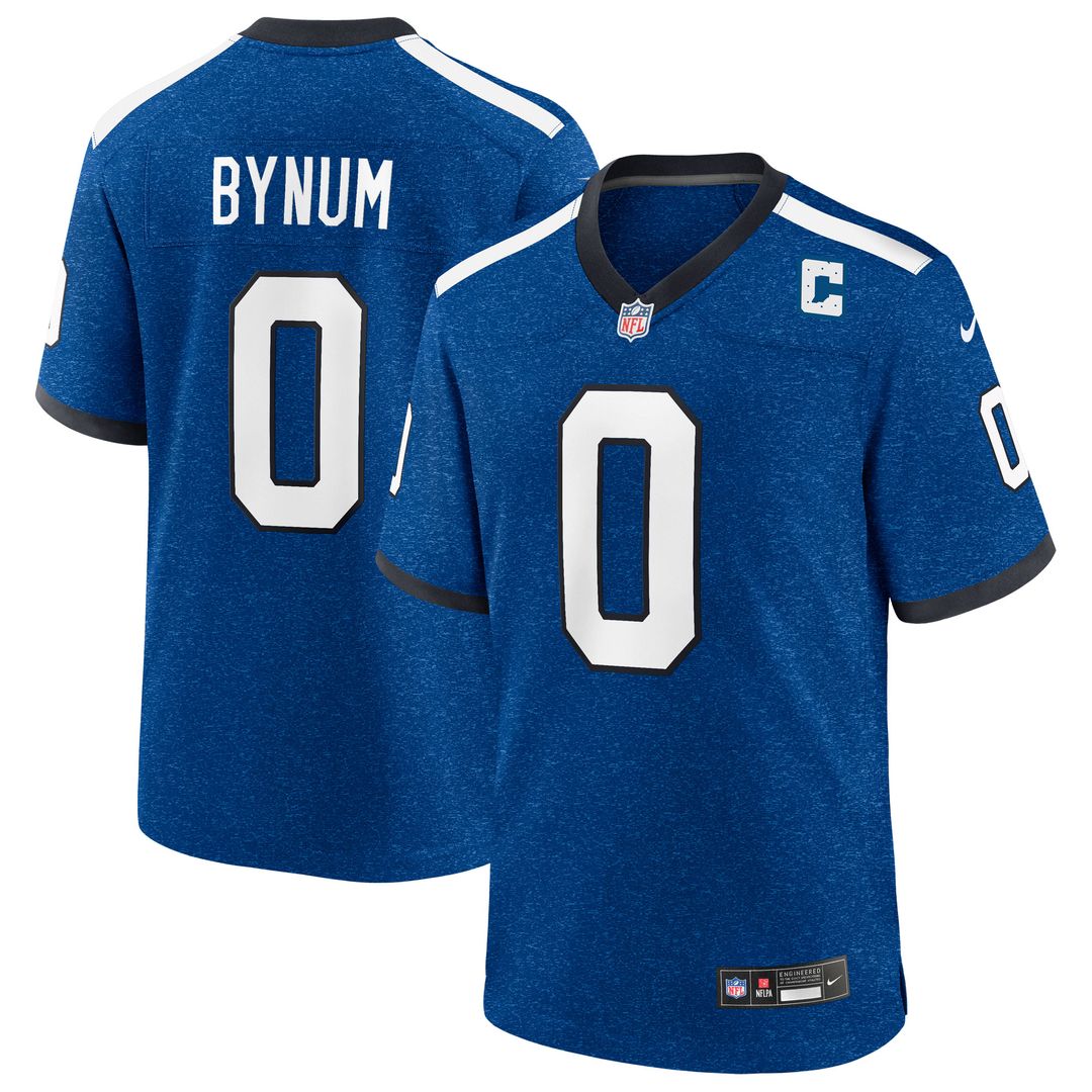 Camryn Bynum Indianapolis Colts Nike Alternate 2 Indiana Nights Game Jersey - Heather Royal Official NFL Team Apparel Football Fan Gear