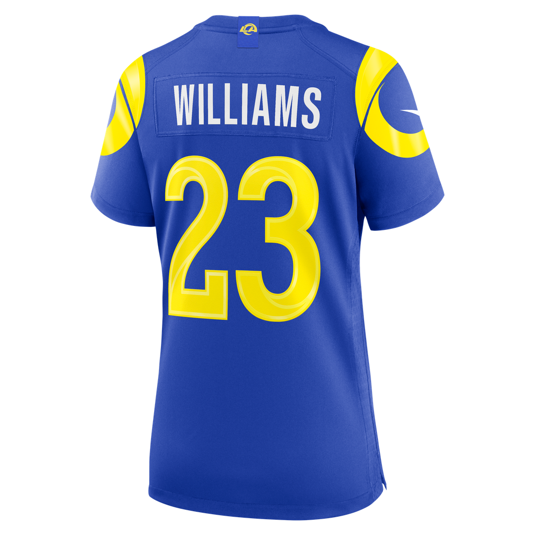 Kyren Williams Los Angeles Rams Nike Women's Game Jersey - Royal Official NFL Team Apparel Football Fan Gear