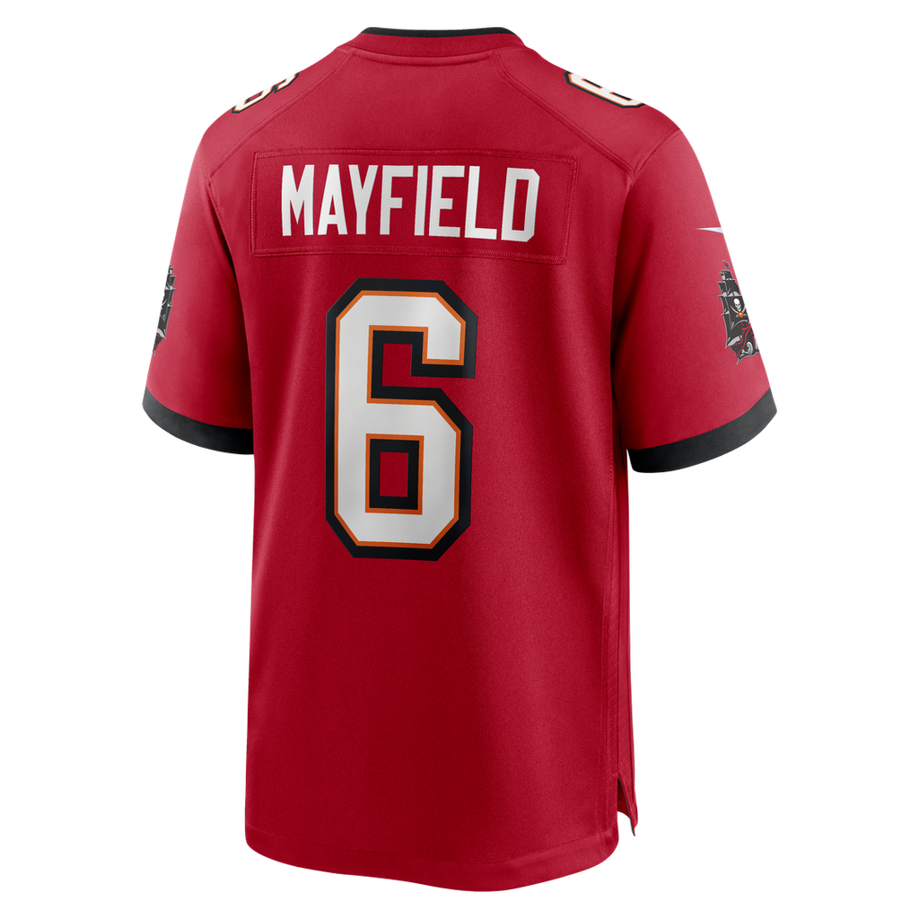 Baker Mayfield Tampa Bay Buccaneers Nike Throwback Game Jersey - Orange Official NFL Team Apparel Football Fan Gear