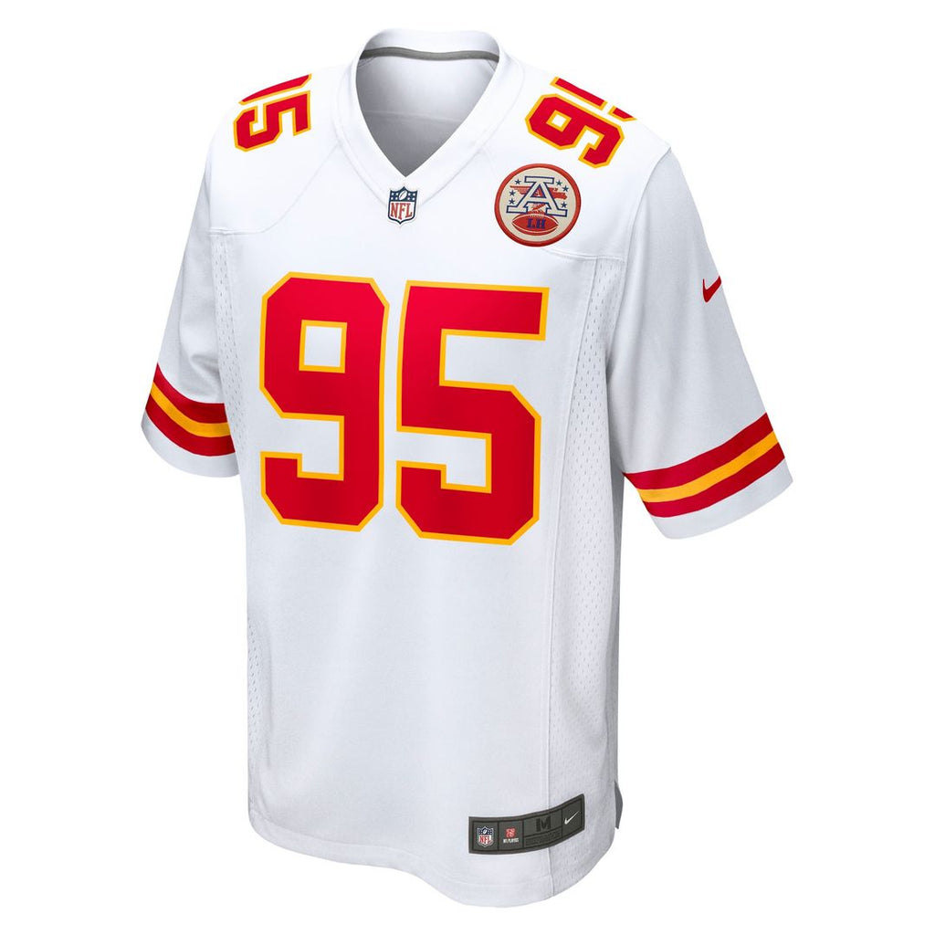 Chris Jones Kansas City Chiefs Nike Game Jersey - White Official NFL Team Apparel Football Fan Gear