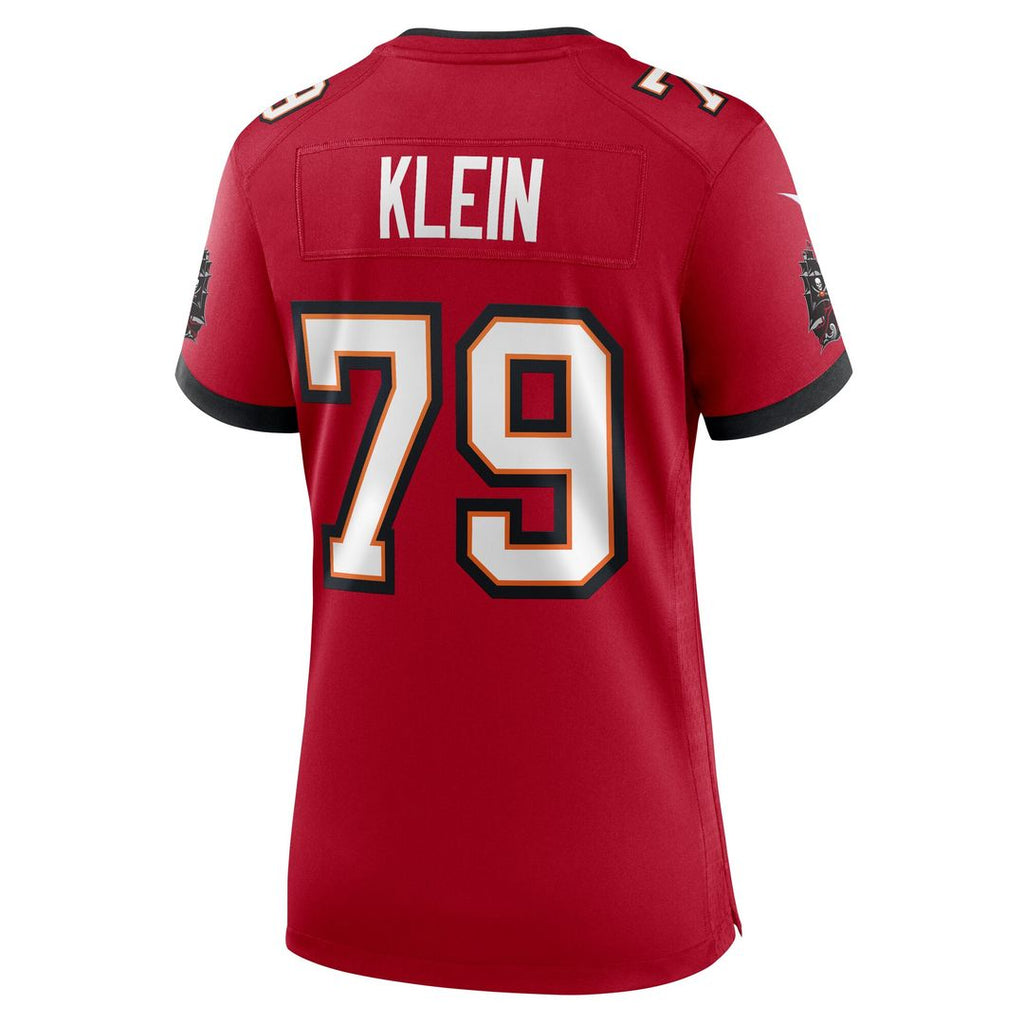 Elijah Klein Tampa Bay Buccaneers Nike Women's Game Jersey - Red Official NFL Team Apparel Football Fan Gear
