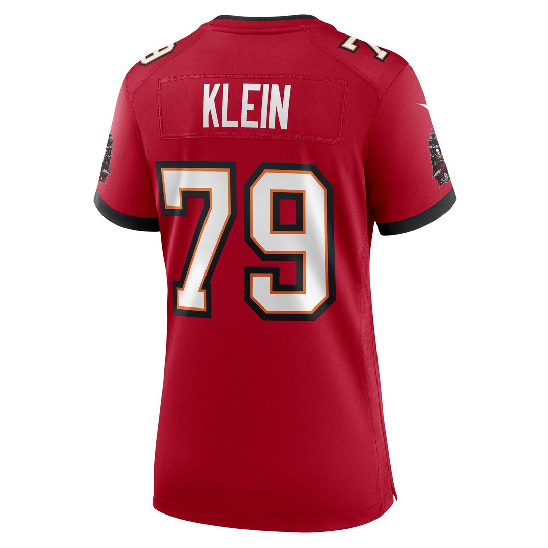 Elijah Klein Tampa Bay Buccaneers Nike Women's Game Jersey - Red Official NFL Team Apparel Football Fan Gear